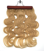 100% Human Hair Vip Brand BandX Halo  Body Wave 18'' with Clip
